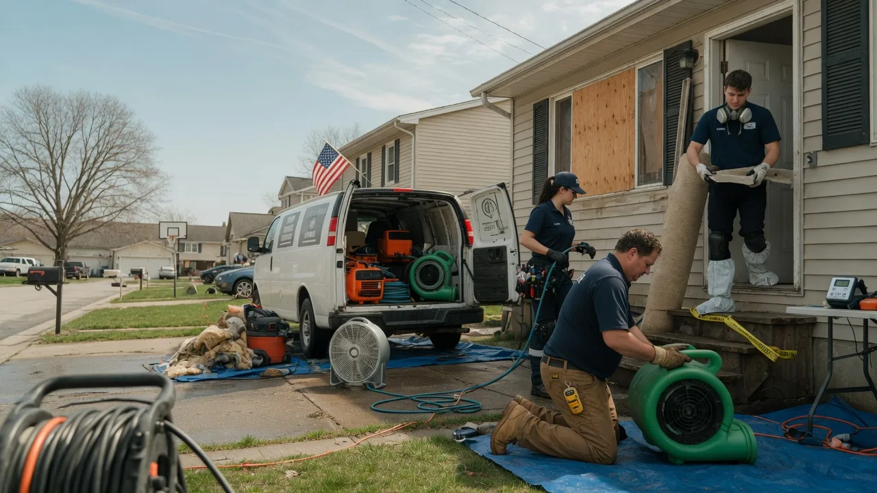 Water Damage Restoration in Fombell, PA near me